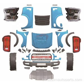 Ranger 2012-2021 Mabadiliko ya F150 Facelift BodyKit